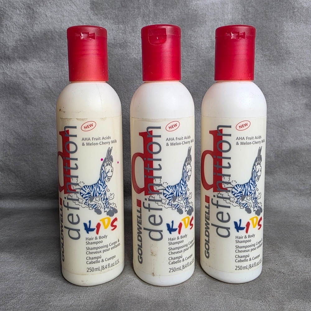 (X3) Goldwell Definition Kids Hair & Body Shampoo 8.4 fl oz